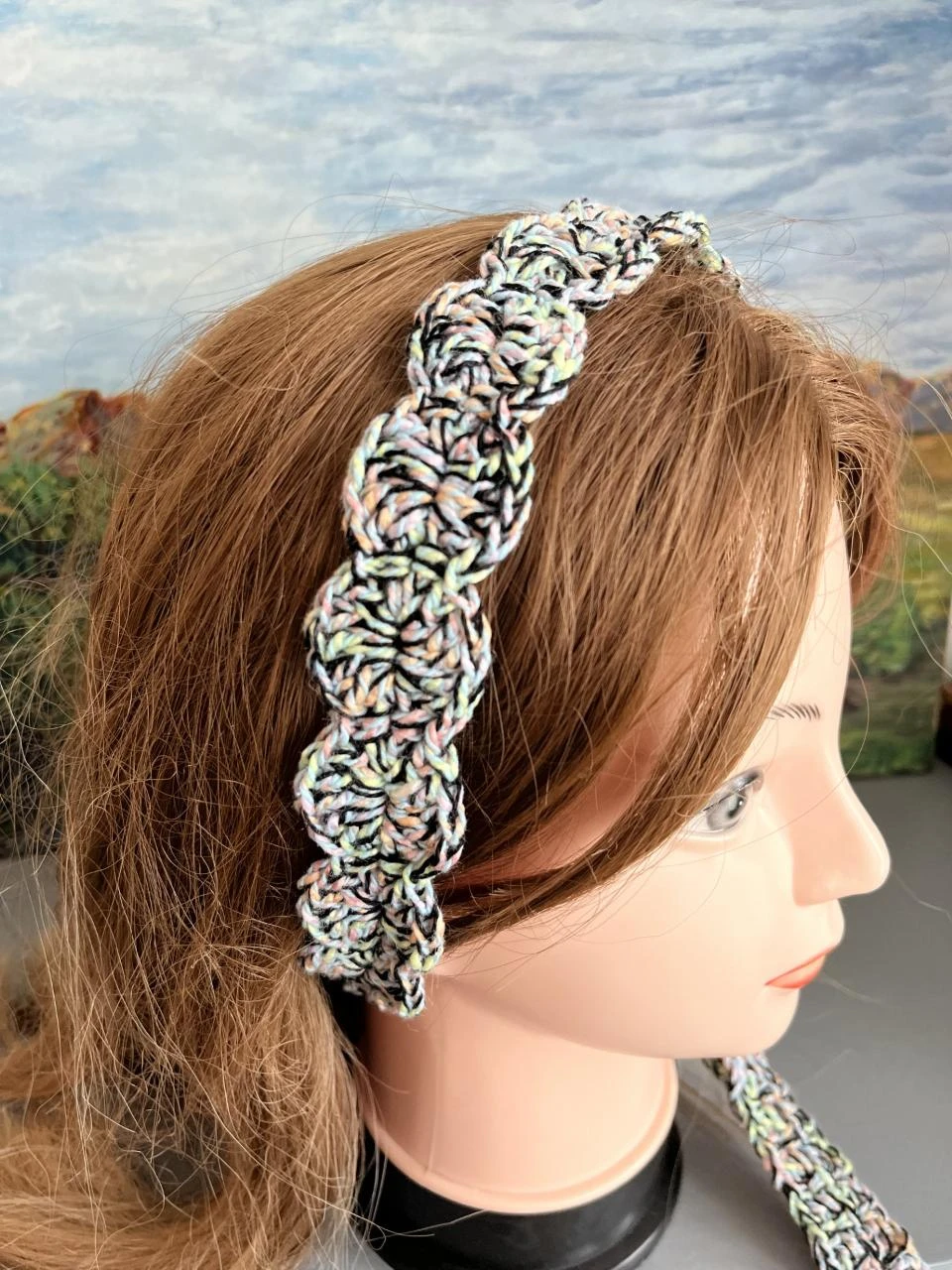 Headband Headband Headband Venda Cotton Black Multicolor Tai – photo 3
